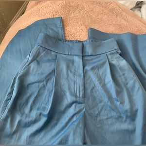 NWOT House of Harlow 1960 Light Blue Wide Leg Pants